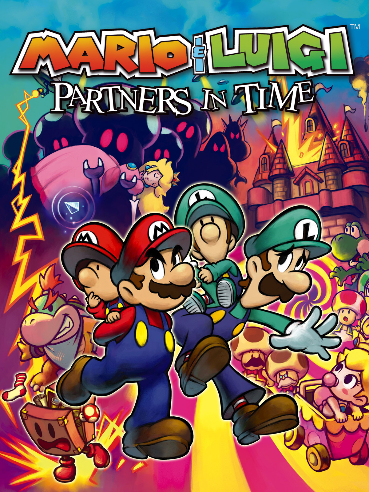 Game cover: Mario & Luigi: Partners in Time