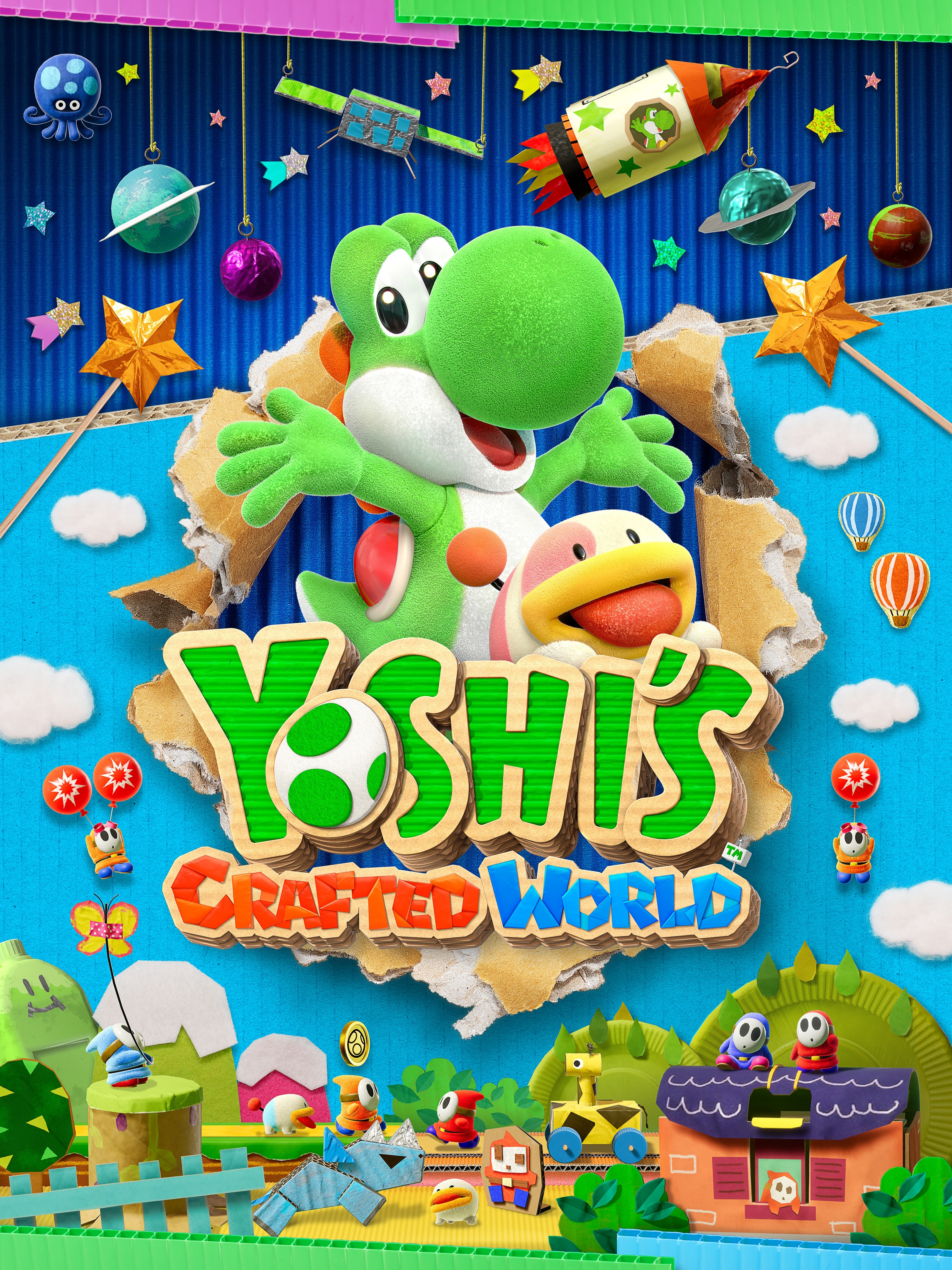 Game cover Yoshi's Crafted World