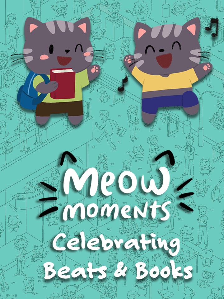 Game cover: Meow Moments: Celebrating Beats & Books