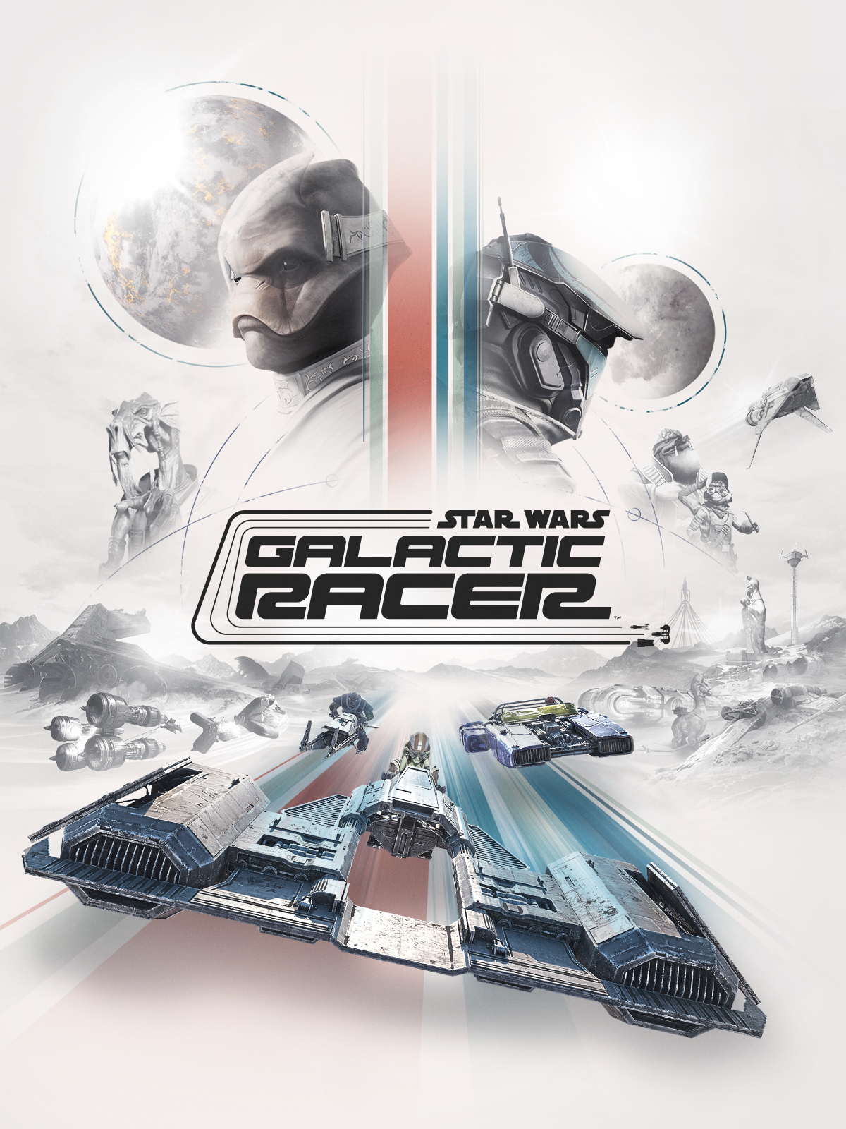 Game cover Star Wars: Galactic Racer