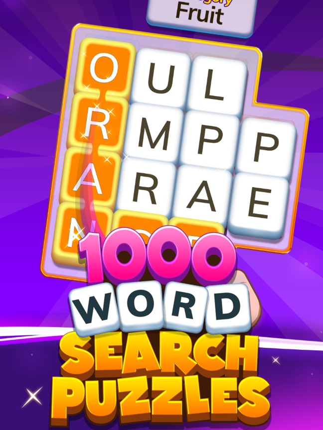 Game cover: 1000 Word Search Puzzles