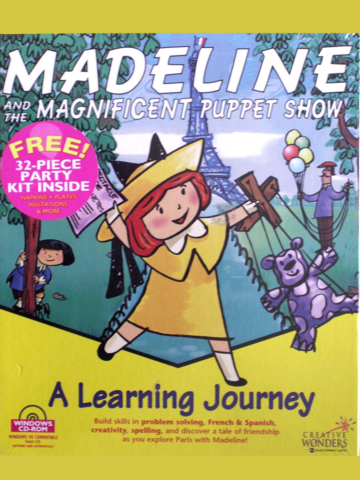 Game cover: Madeline and the Magnificent Puppet Show: A Learning Journey