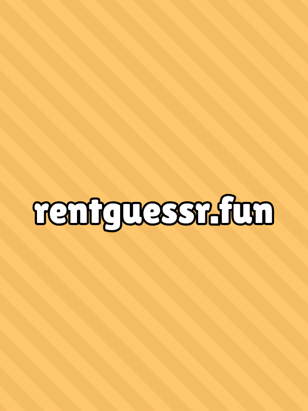 Game cover: Rentguessr