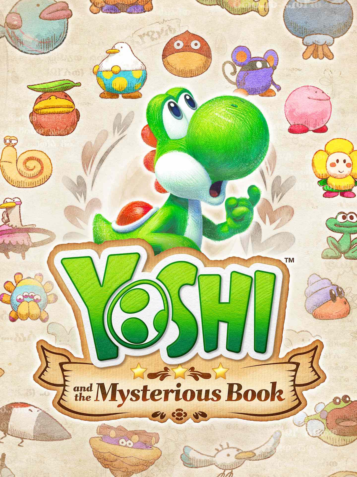 Game cover: Yoshi and the Mysterious Book
