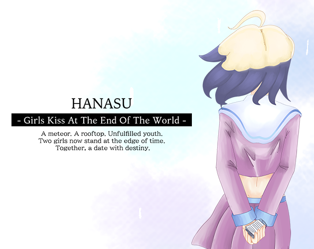 Game cover: Hanasu: Girls Kiss At The End Of The World