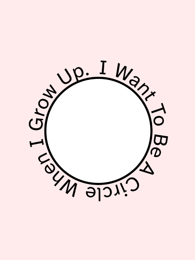 Game cover: I Want To Be A Circle When I Grow Up.
