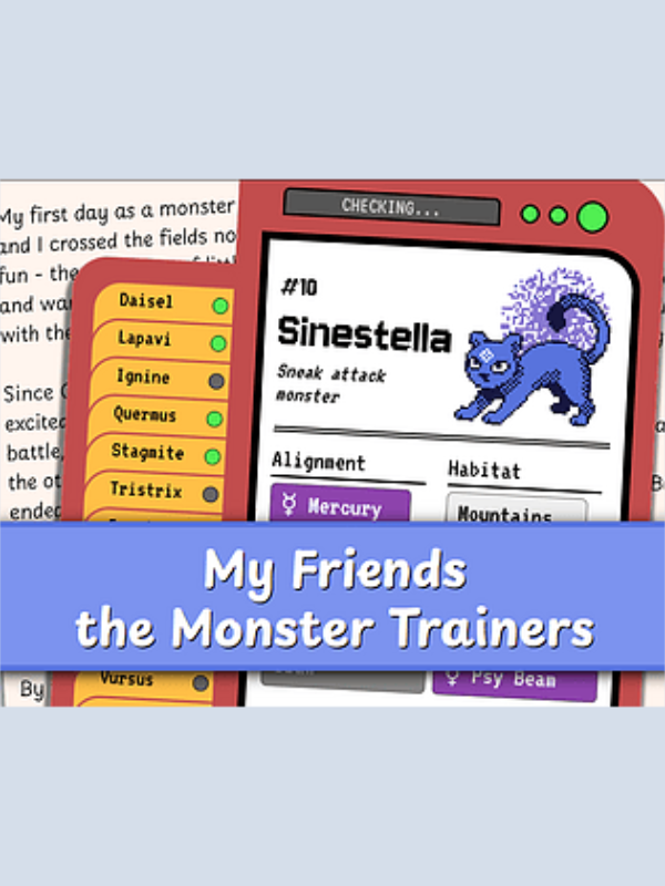 Game cover: My Friends the Monster Trainers