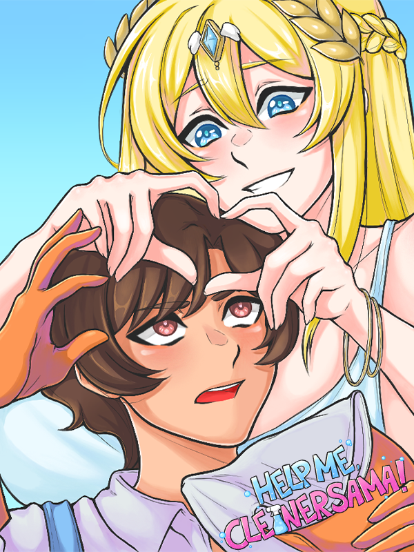 Game cover: Help me Cleaner Sama!: I Got Isekai'd to Clean Monster Girl Basements