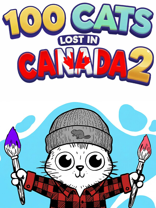 Game cover: 100 Cats Lost in Canada 2
