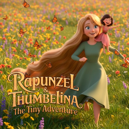 Game cover: Rapunzel & Thumbelina: The Tiny Adventure