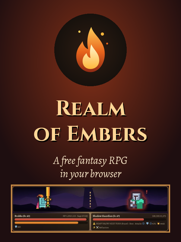 Game cover: Realm of Embers