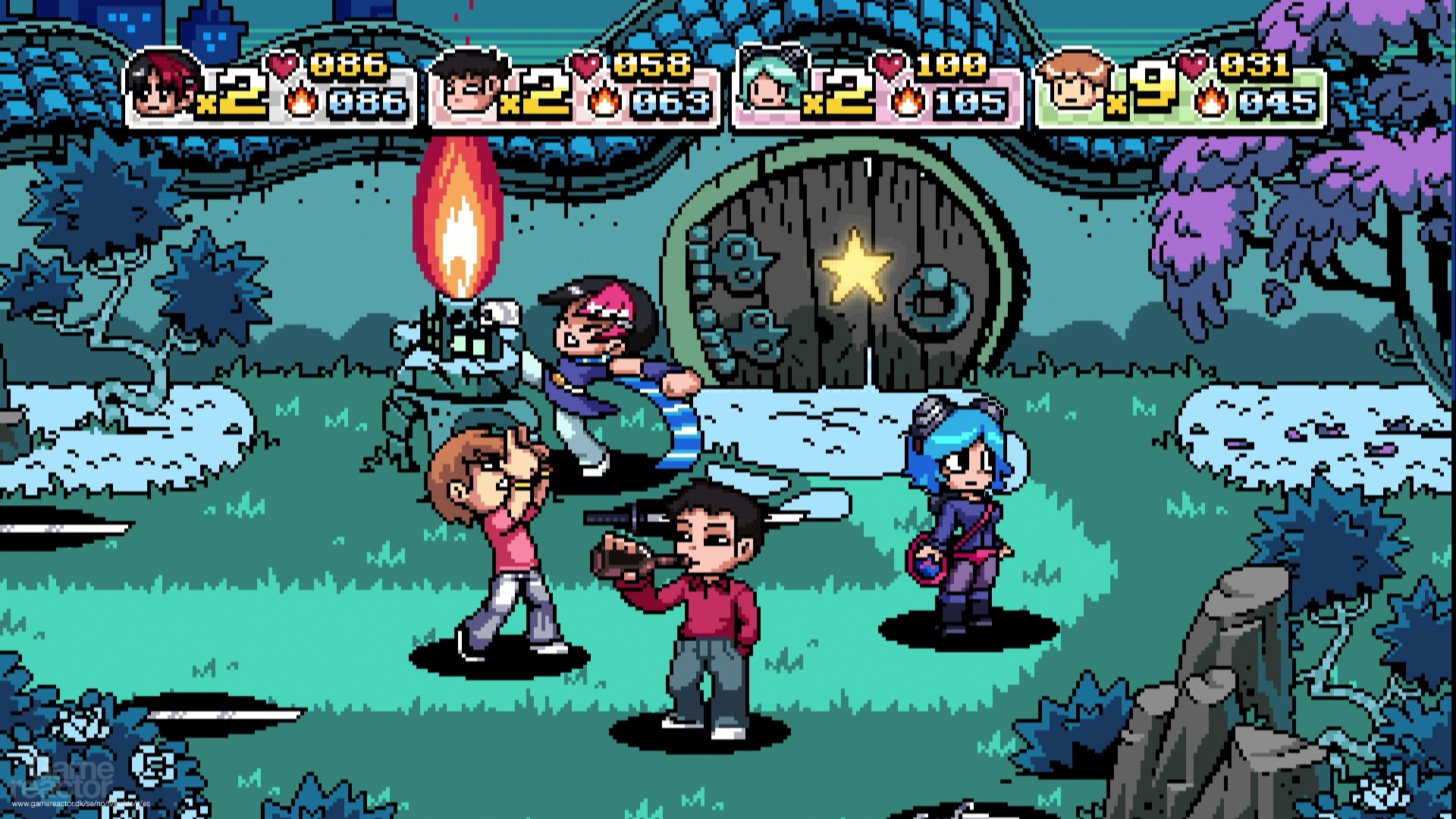 Image result for scott pilgrim vs the world the game