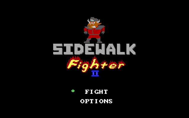 Game cover: Sidewalk Fighter II