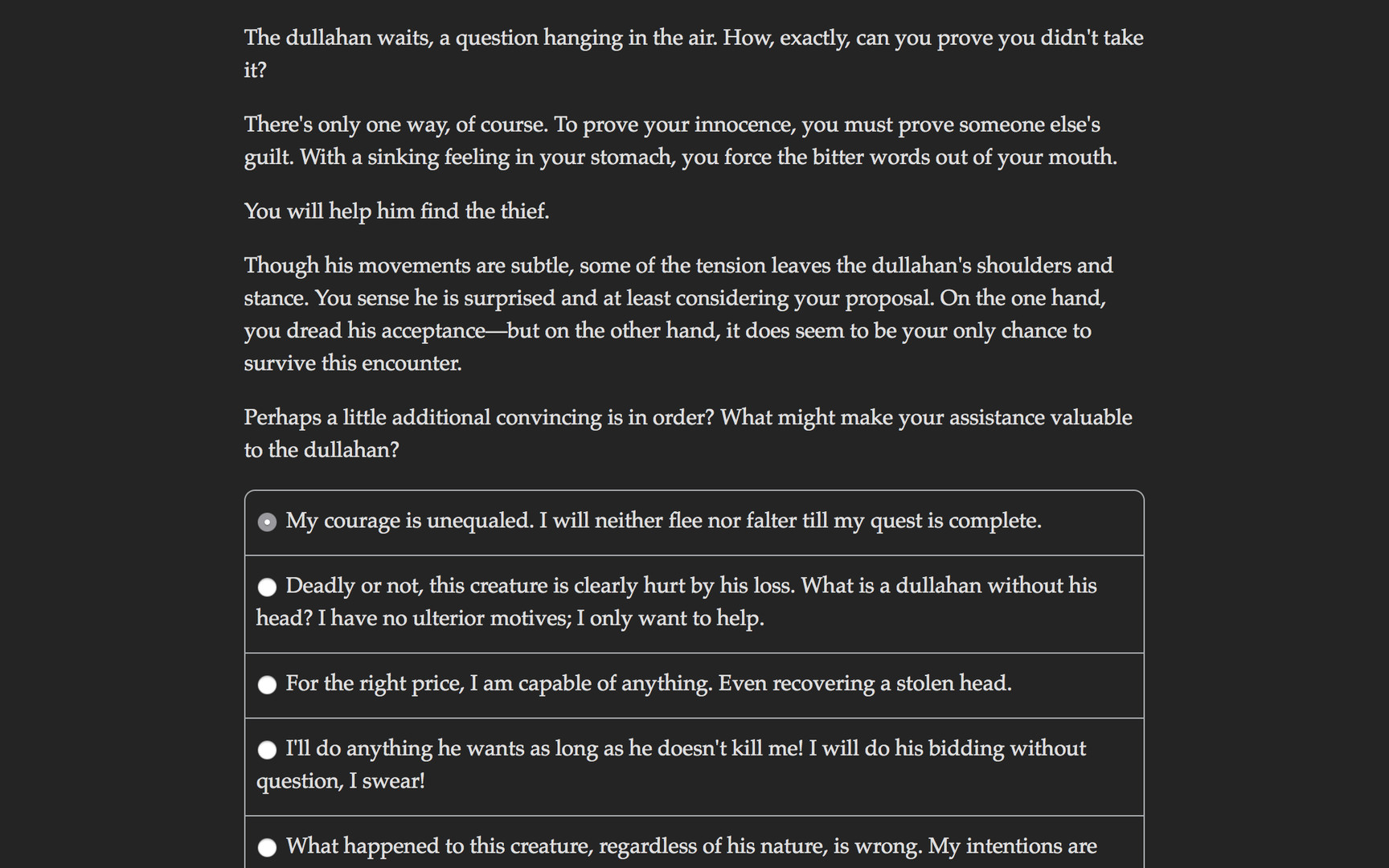 The Harbinger's Head - Screenshot 2