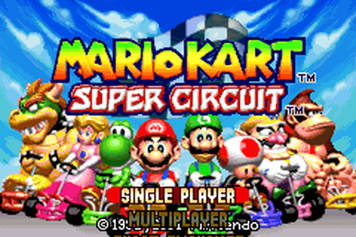 illustration de Mario Kart: Super Circuit