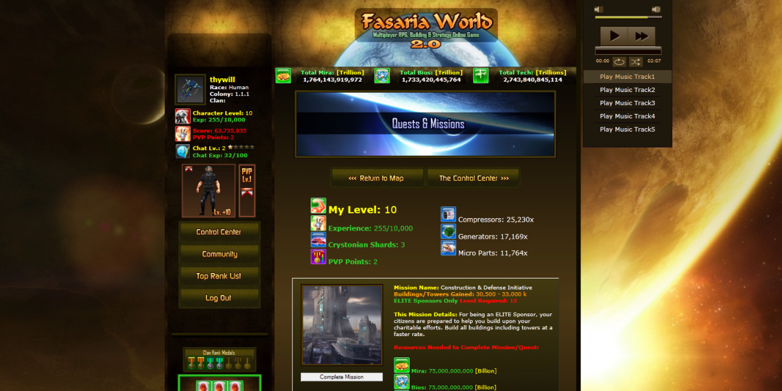 Fasaria World Online - Screenshot 2