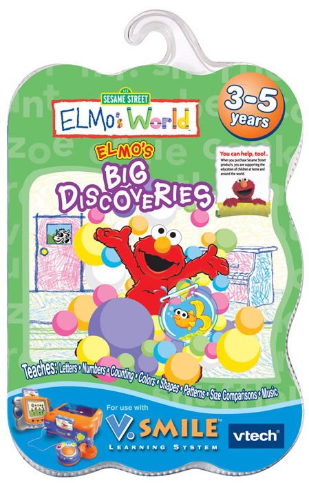 Game cover: Elmo's World: Elmo's Big Discoveries