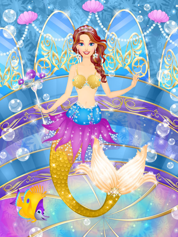 Ice Princess Mermaid Salon: Girls Makeover Games - Screenshot 10