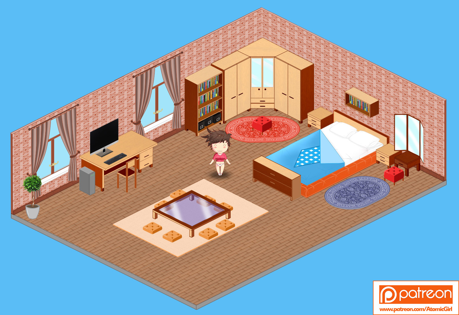 Atomic Girl - Screenshot 1