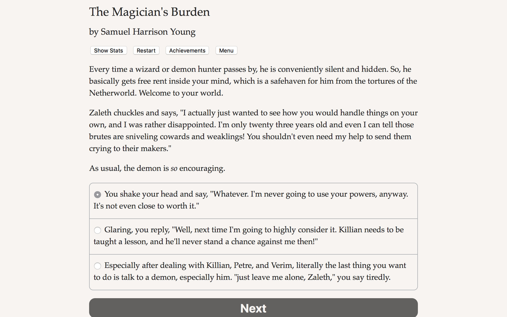 The Magician's Burden - Screenshot 4