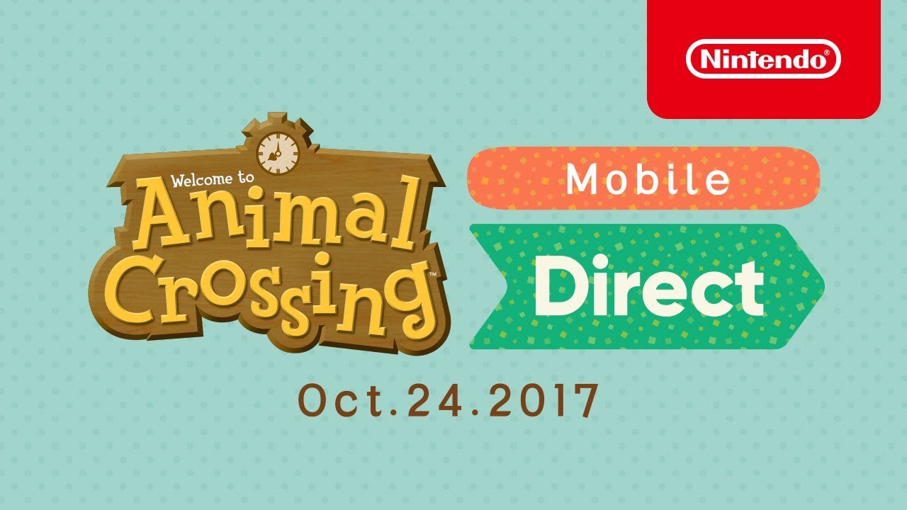Animal Crossing Mobile Direct Oct.24.2017 标志