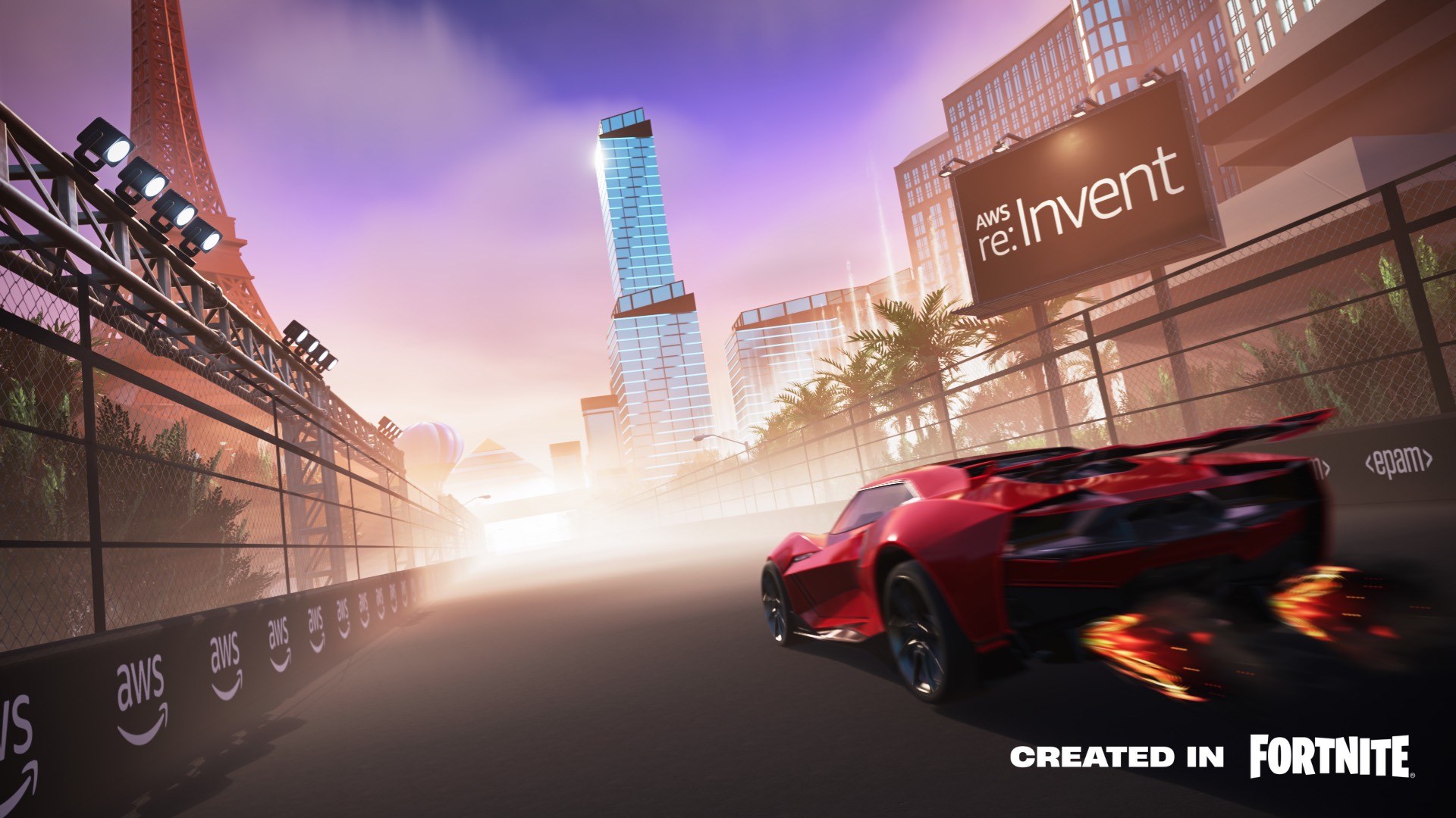 AWS re:Invent Keynote Racer 标志
