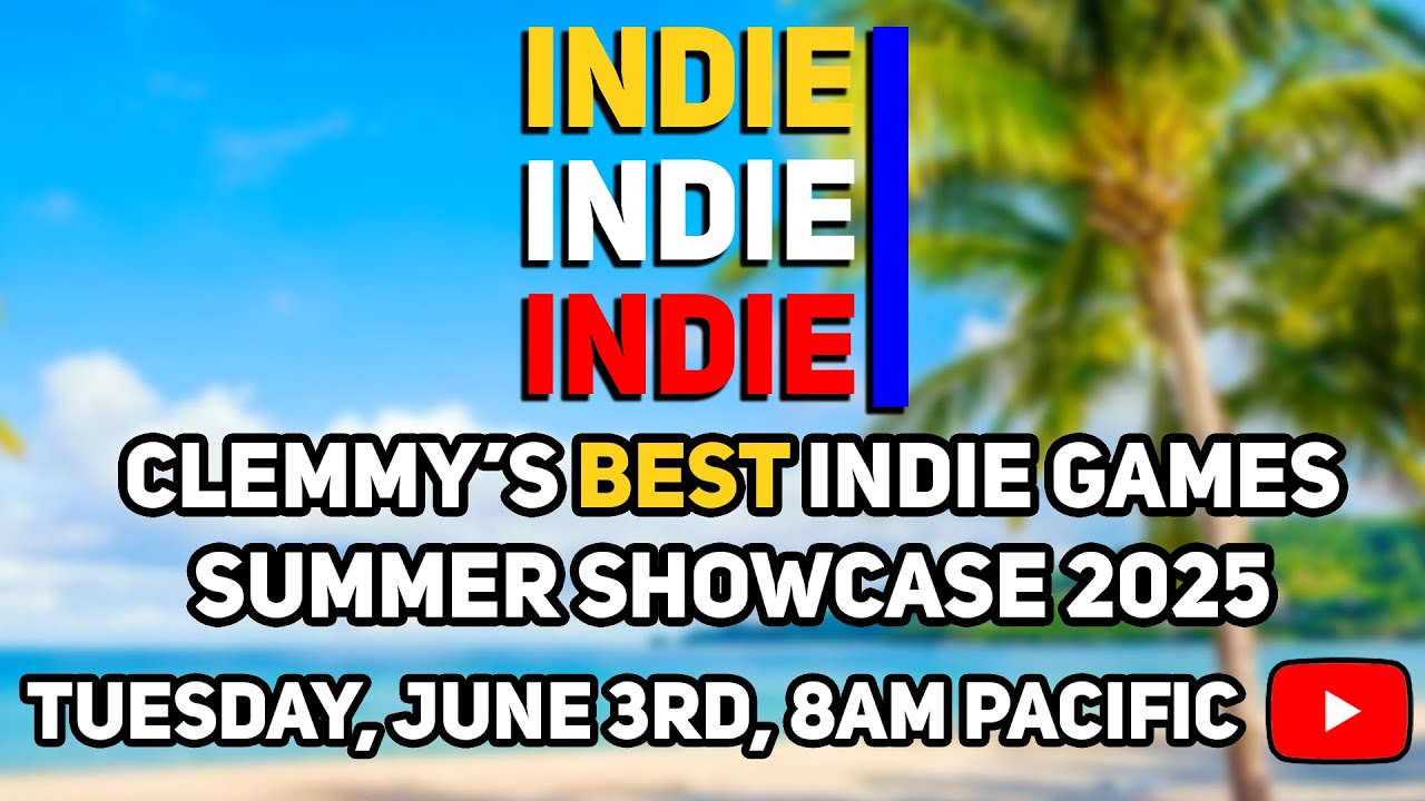 Clemmy's Best Indie Games Summer Showcase 2025 标志