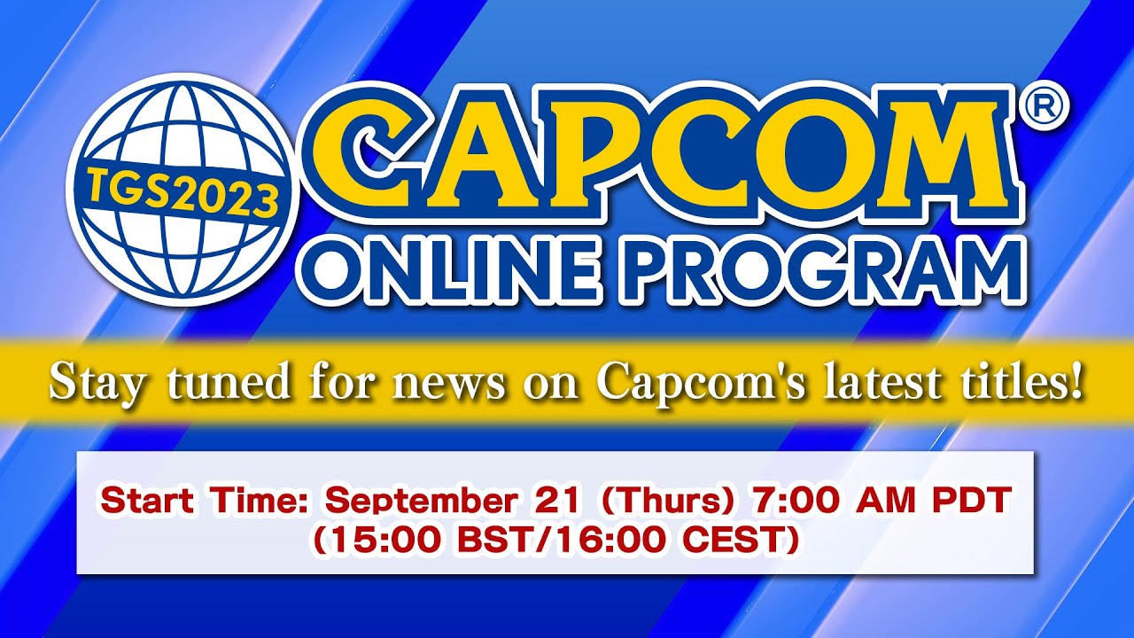 Capcom Online Program: Tokyo Game Show 2023 标志