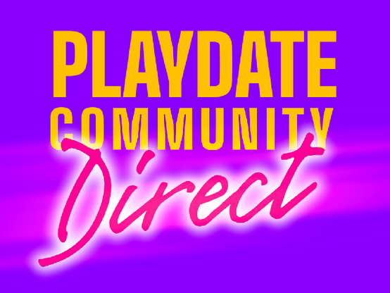 Playdate Community Direct October 标志