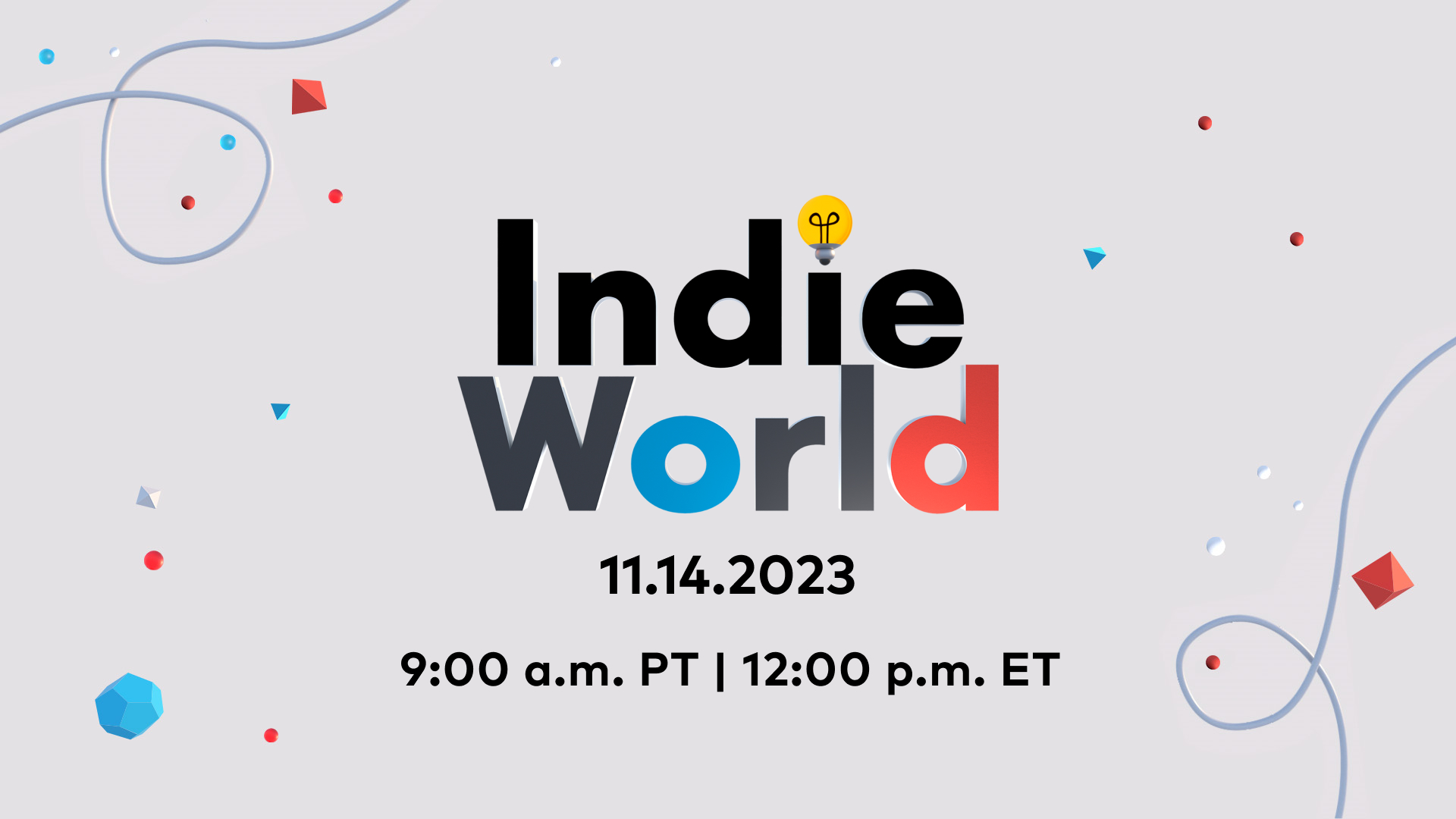Indie World Showcase: 2023.11.14 标志