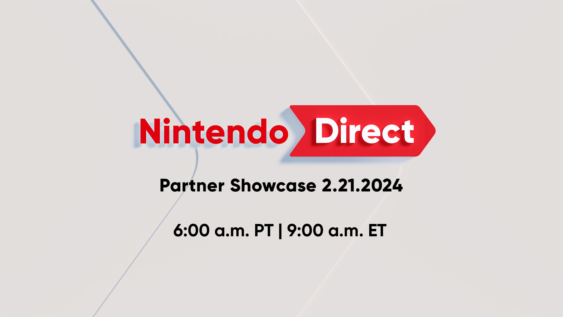 Nintendo Direct: Partner Showcase - 2.21.2024 标志