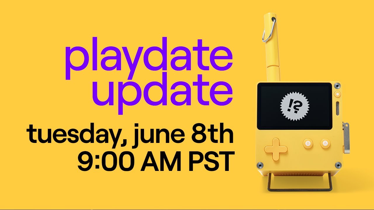 Playdate Update #1: 6/8/21 标志