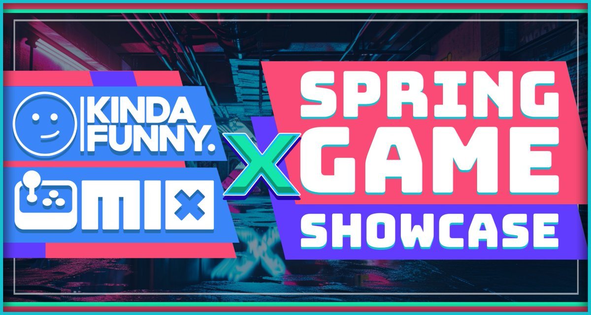 The MIX x Kinda Funny: Spring Games Showcase 2024 标志