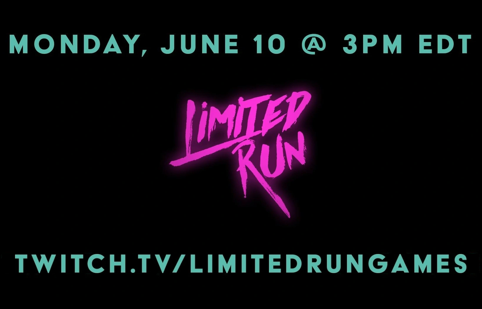 Limited Run Games E3 2019 Showcase 标志