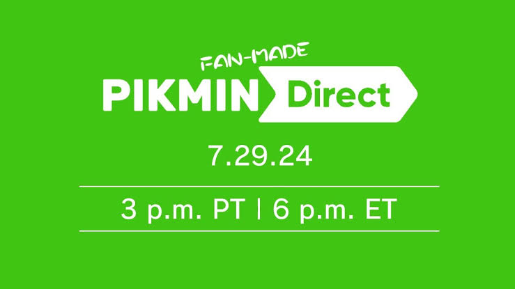 [FAN-MADE] Pikmin Direct 7.29.24 标志