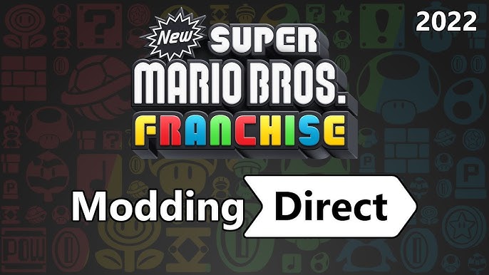 New Super Mario Bros. Franchise Modding Direct (2022) 标志