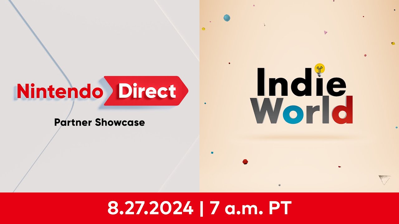 Nintendo Direct: Partner Showcase + Indie World Showcase - 8.27.2024