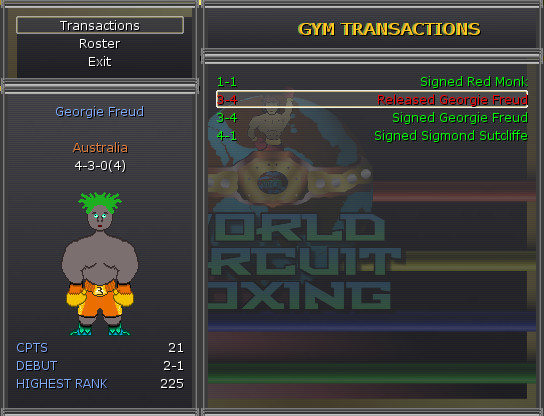 World Circuit Boxing - Screenshot 3