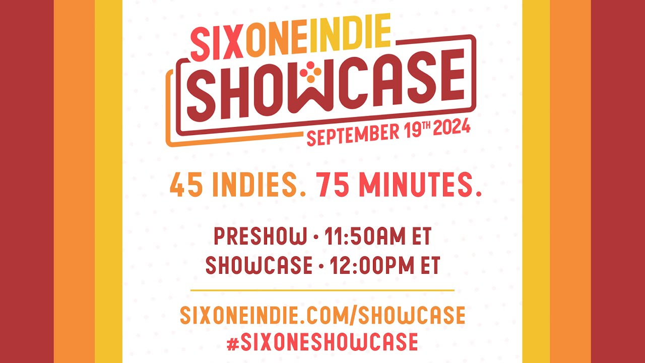 Six One Indie Showcase - September 19th, 2024 标志