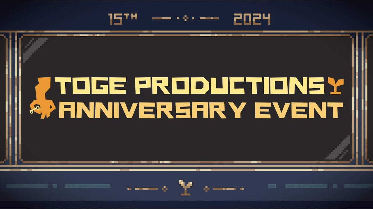 Toge Productions 15th Anniversary Direct 标志