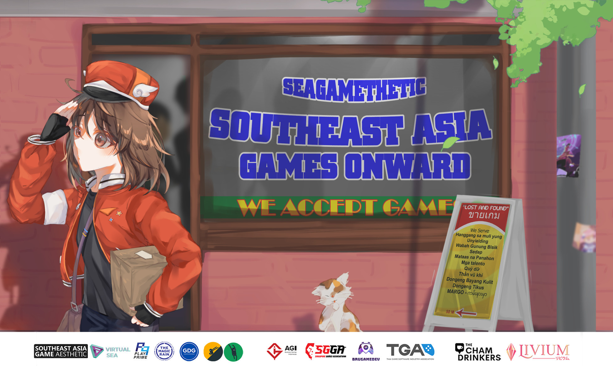 Southeast Asia Games Onward 2024 标志