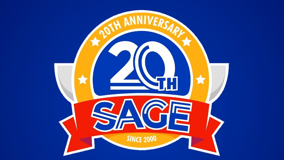 SAGE 20th 标志