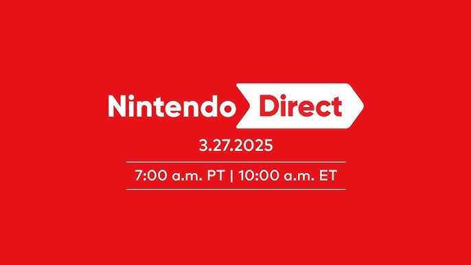 Nintendo Direct 3.27.2025 标志