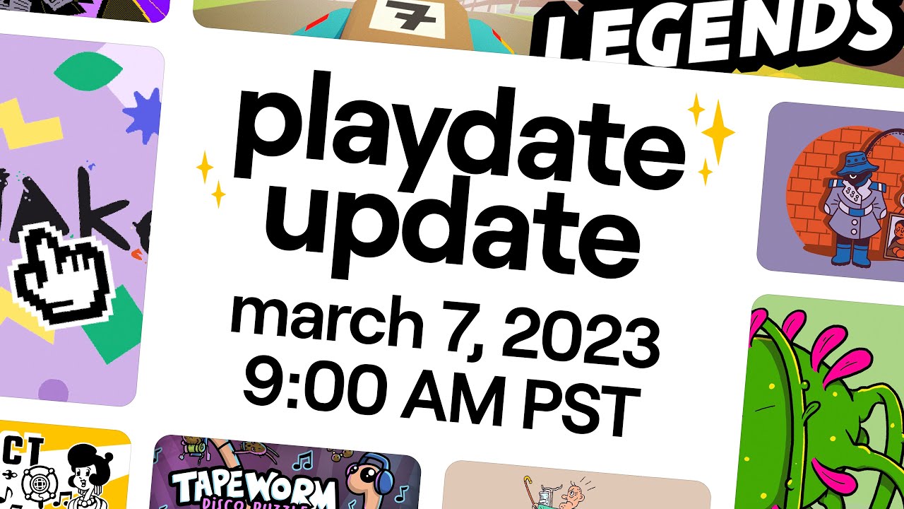 Playdate Update #3 - 3/7/23 标志
