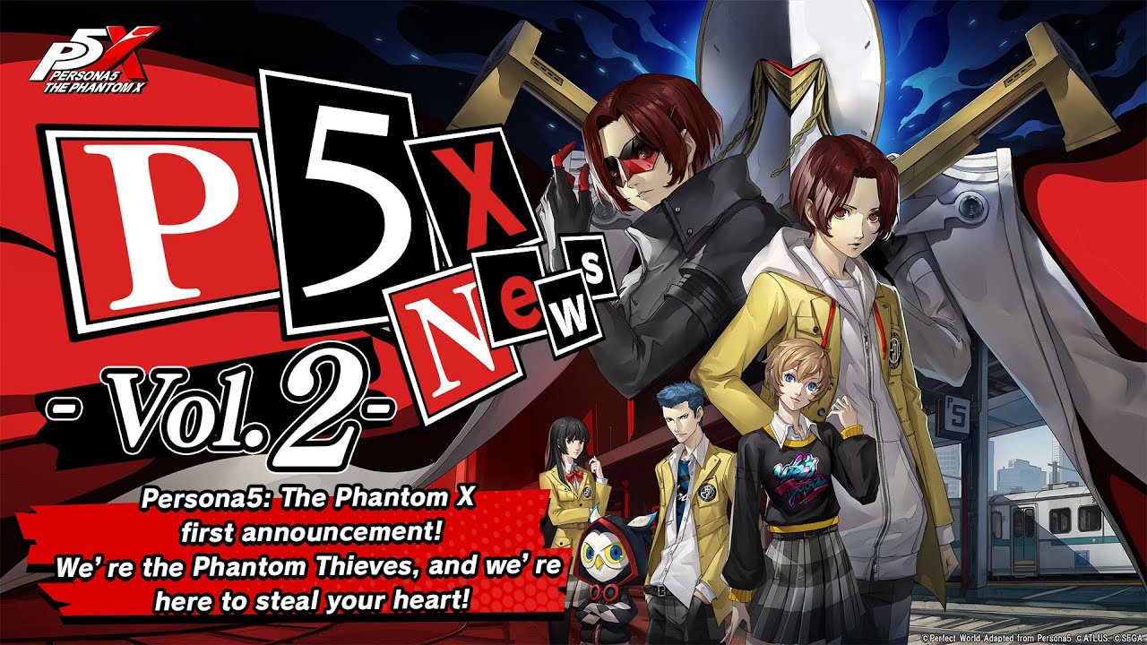 Persona 5: The Phantom X Transmission Vol. 2: Release Date Announcement Special 标志