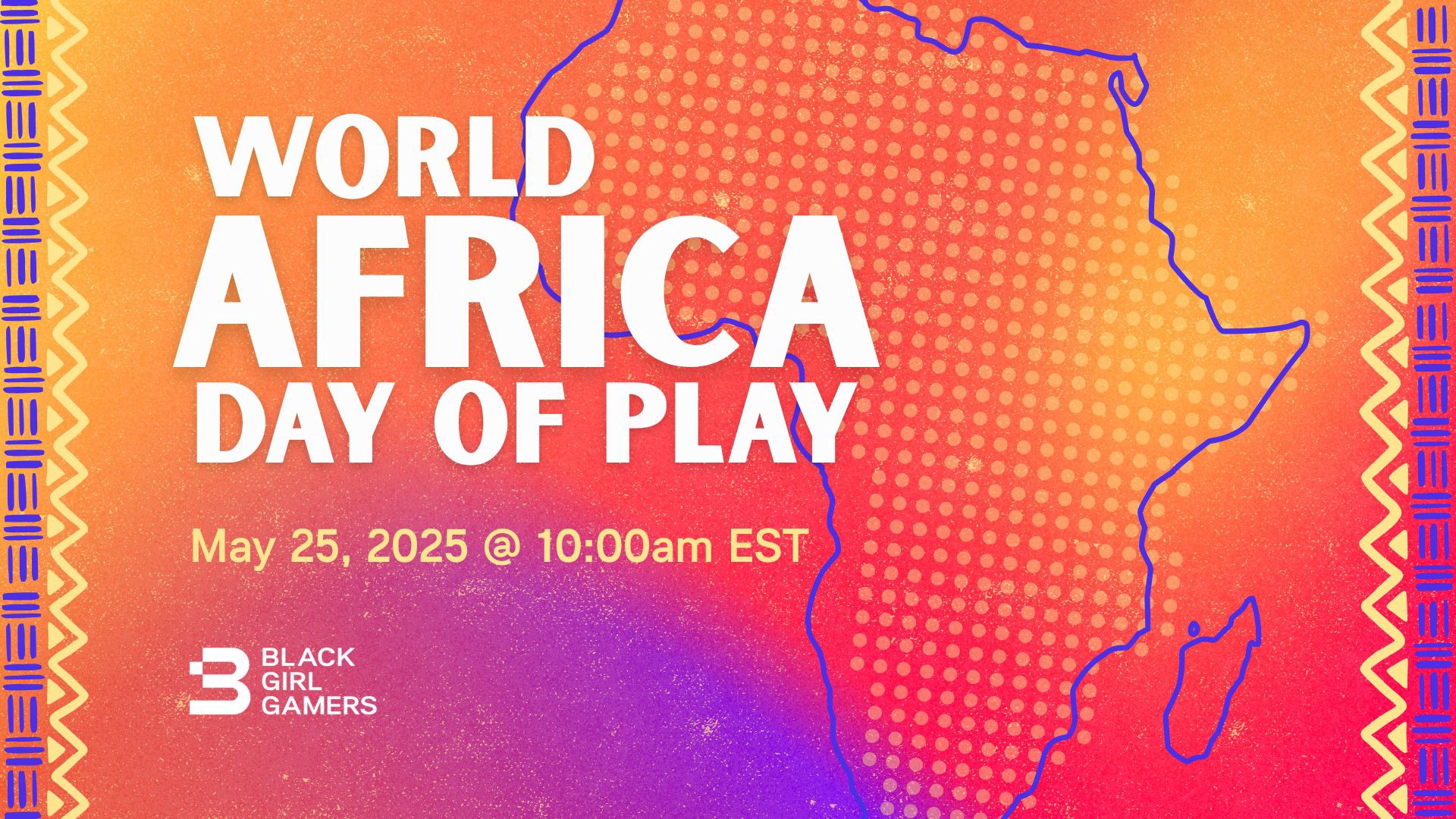 World Africa Day of Play Showcase 2025 标志