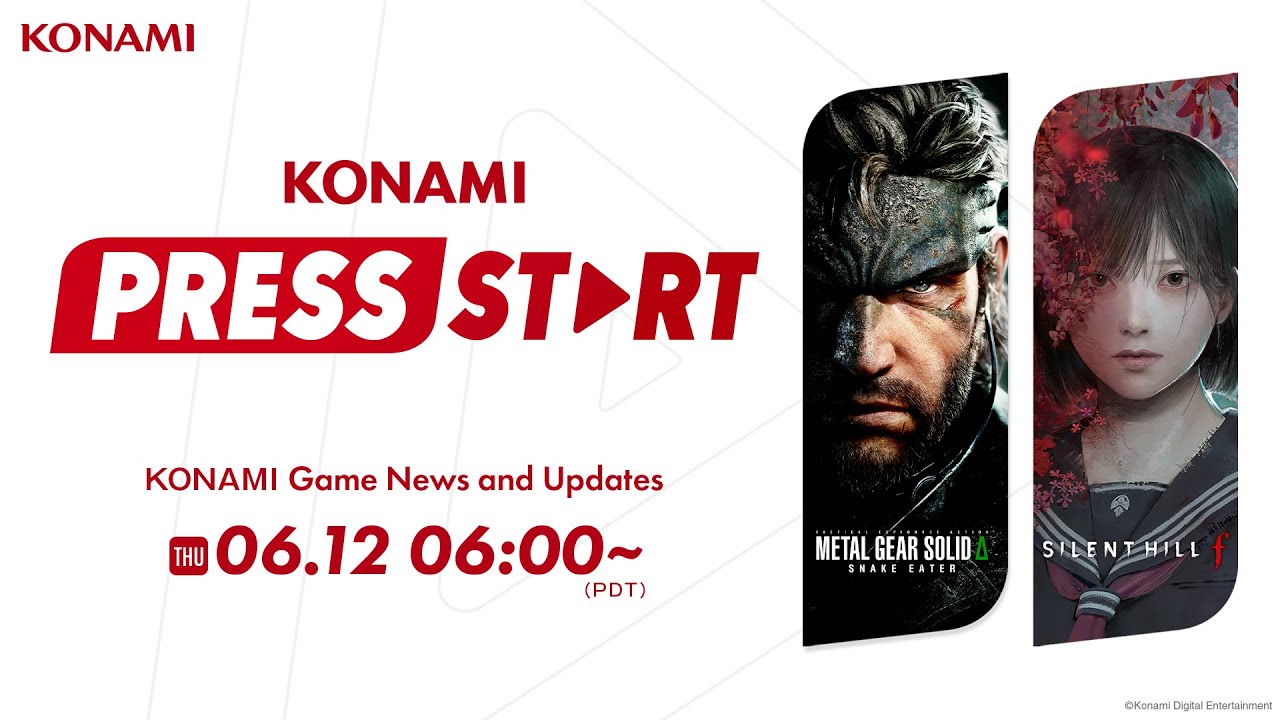 Konami Press Start 6.12.2025 标志