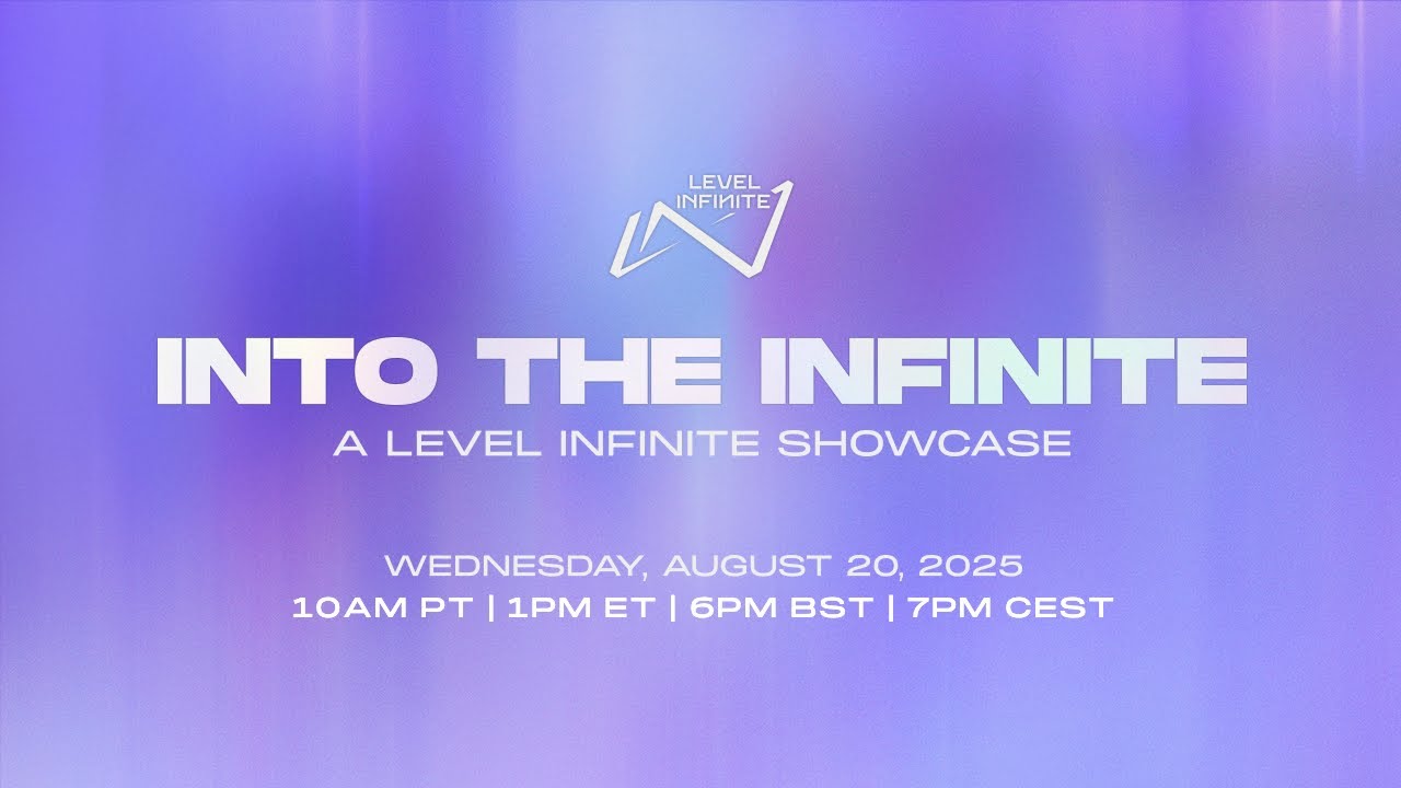 Into the Infinite: A Level Infinite Showcase 2025 标志