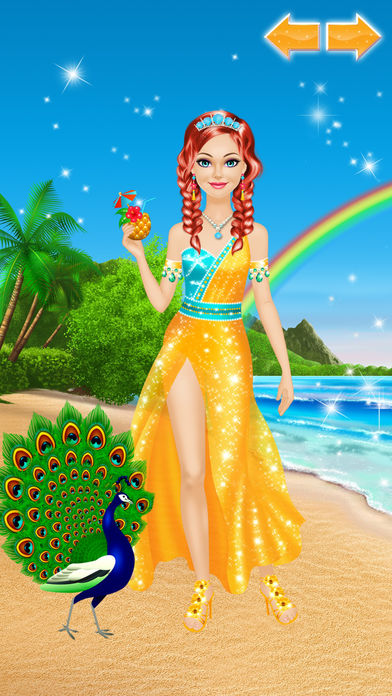 Tropical Princess - Makeup and Dressup Salon Game - Screenshot 8