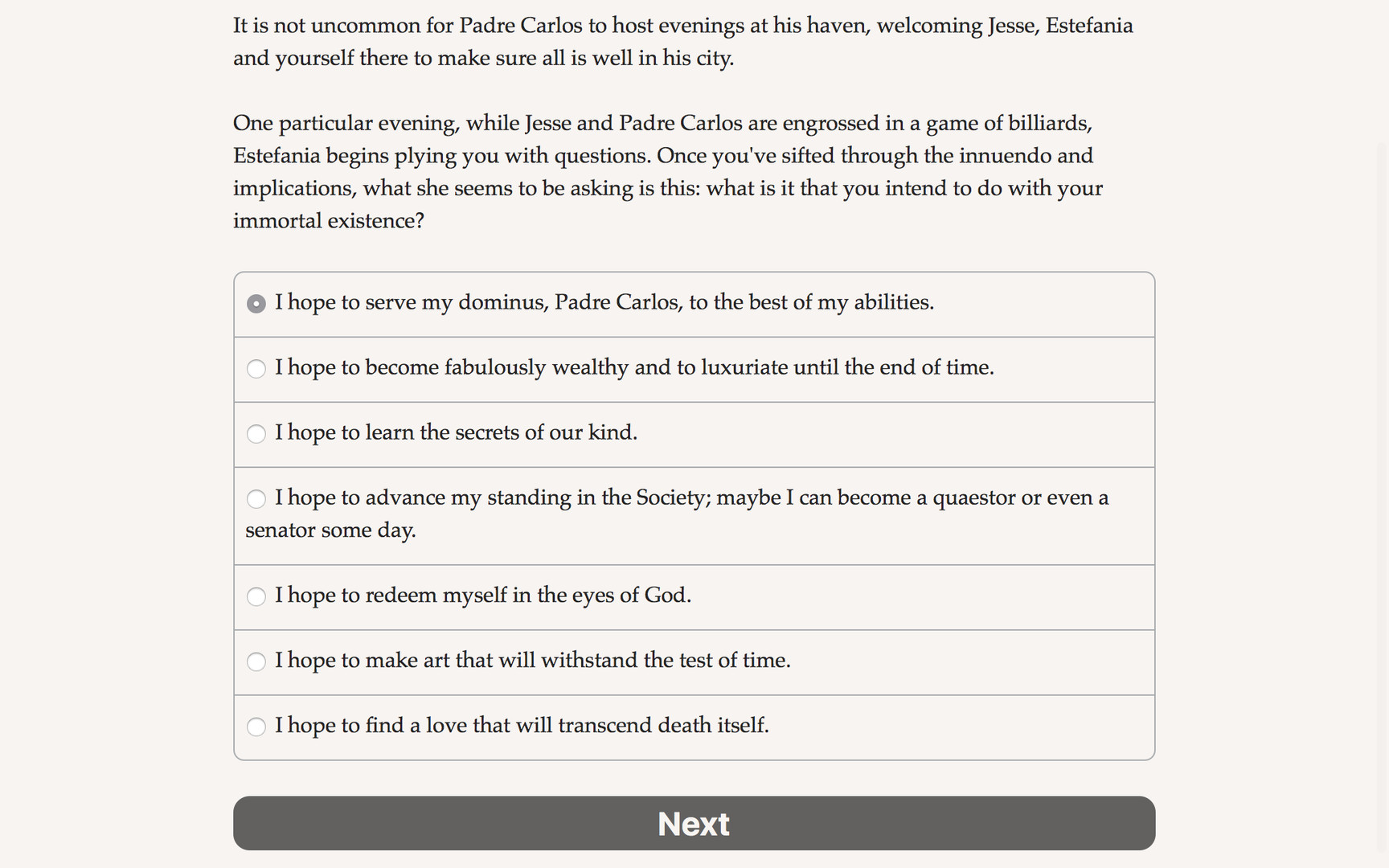 Choice of the Vampire - Screenshot 4